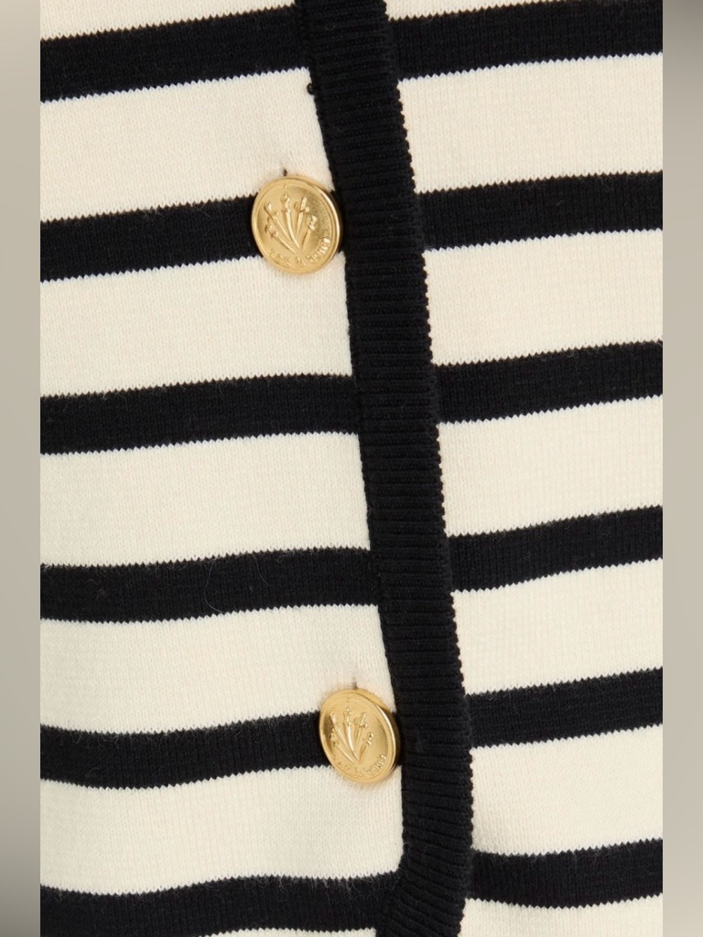 rag & bone Dee striped cotton-blend cardigan - Picture 2 of 8